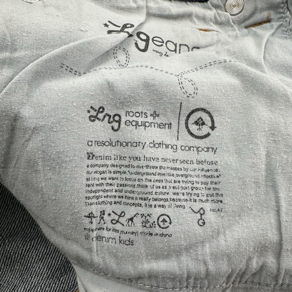 LRG Slim Straight Leg Jeans Men Actual 36x30 Blue Stretch Lifted Research Group - Picture 11 of 15